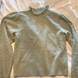 J. Crew Women's Cowl Neck Sweater - Light Green